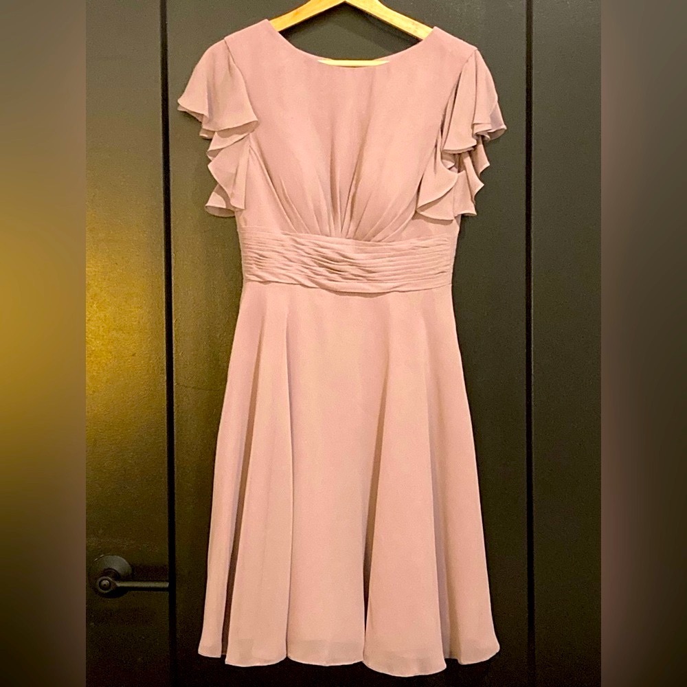 Azazie Kaylen Bridesmaid’s Dress In Dusk (Lilac) Size A4: 34/27.5/37.5